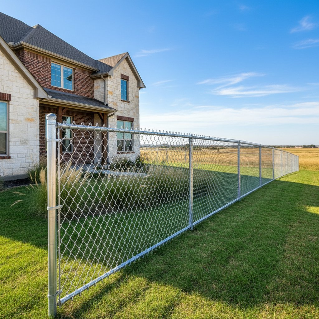 Chain-Link Fence Installation in Celina, TX