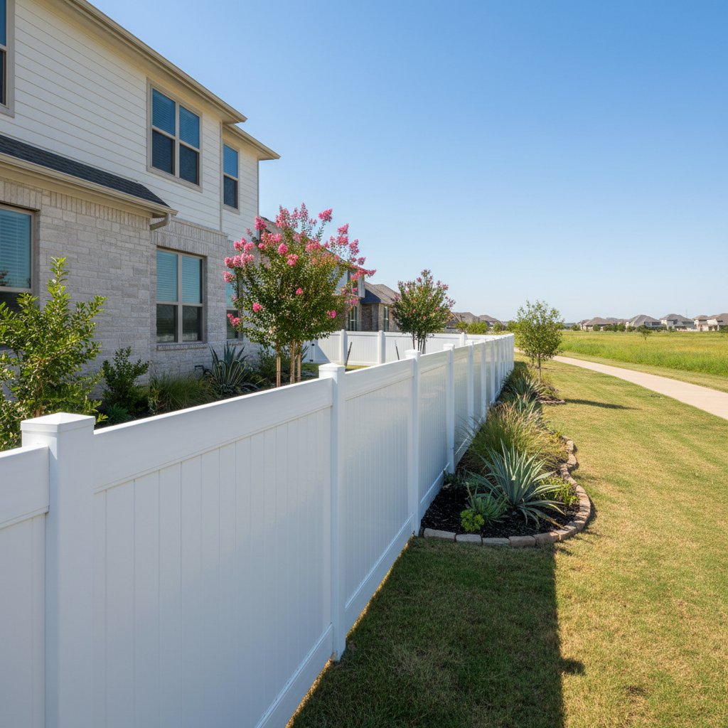 Vinyl Fence Installation in Celina, TX