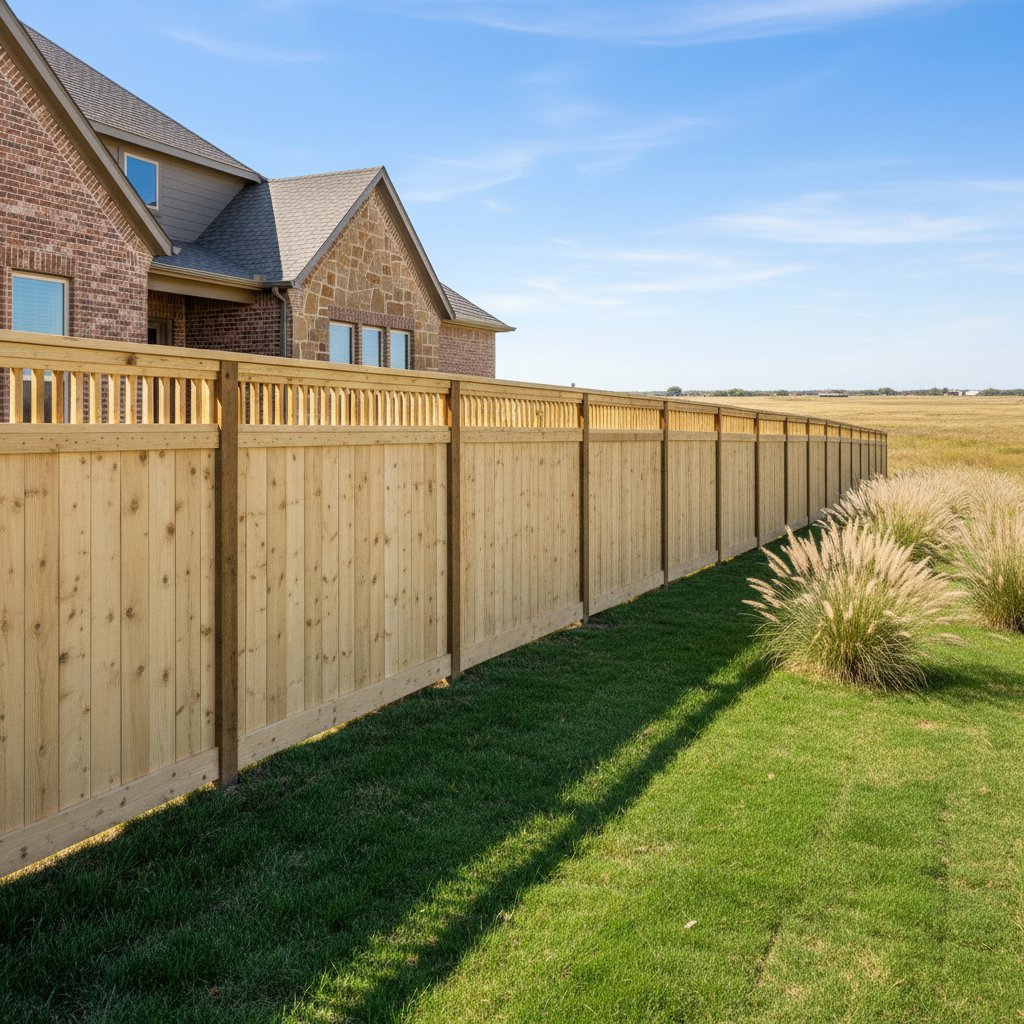 Wood Fence Installation in Celina, TX