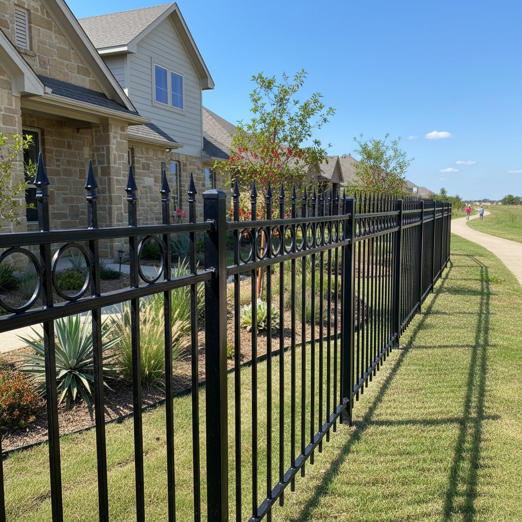 Wrought Iron Fence Installation in Celina, TX